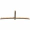 Ekena Millwork Bellingham Rough Sawn Timber Gable Bracket, Douglas Fir, 96"W x 36"H x 4"D x 4"F, 9/12 Pitch GBW096X36X0404BEL00RDF - alternate 4